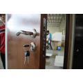 Teak Wood Designer Entry Security Steel Metal Iron Entrance Exterior Door